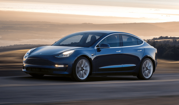 Véhicule électrique VTC : Tesla Model 3 Standard Range + 2019