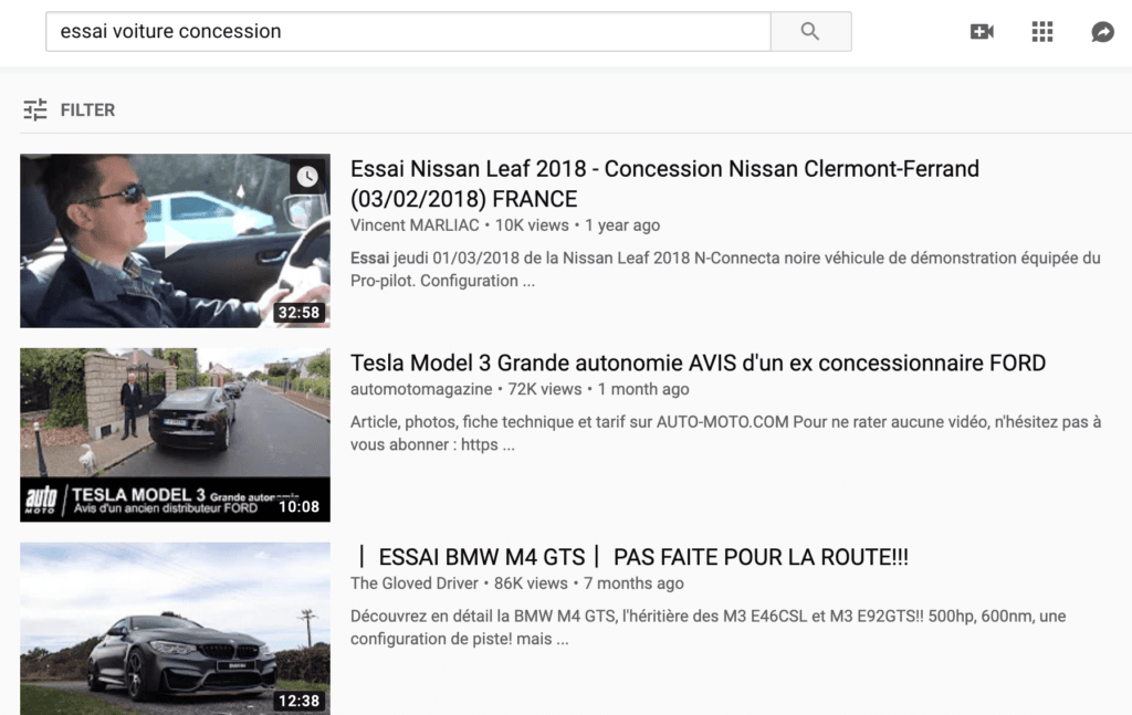 Car dealership Youtube