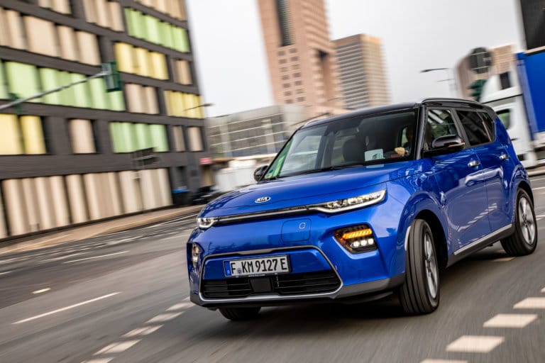 Kia e-Soul 64 kWh dynamisch rijden