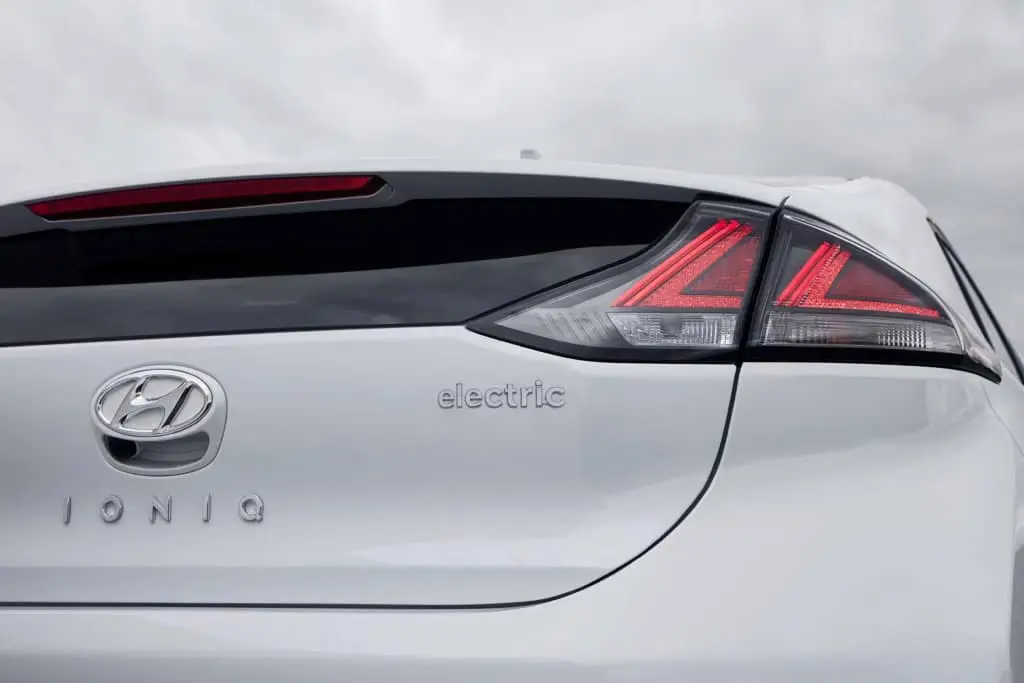 Hyundai IONIQ electric 38 kWh détail arrière