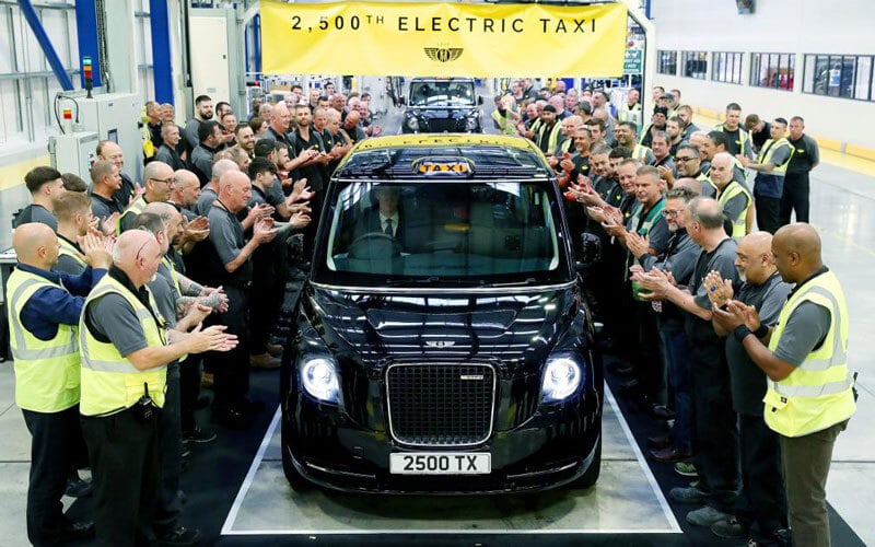 Electric cabs in London