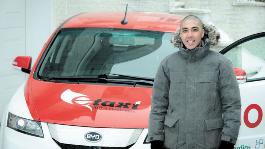 Les taxis électriques au Québec