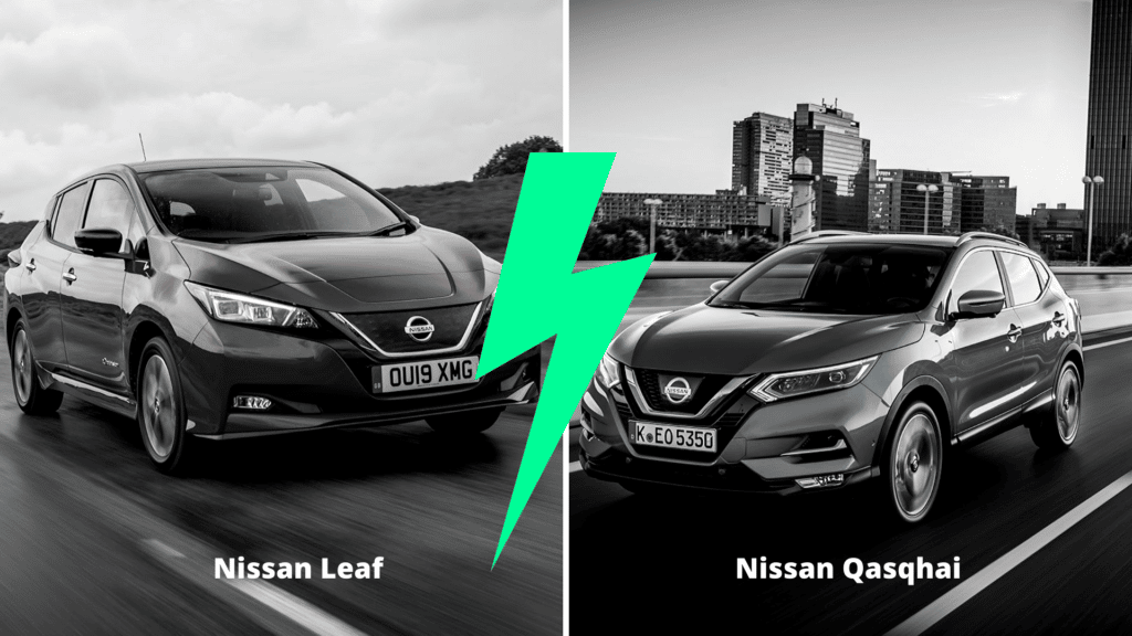 Nissan Leaf vs Qashqai