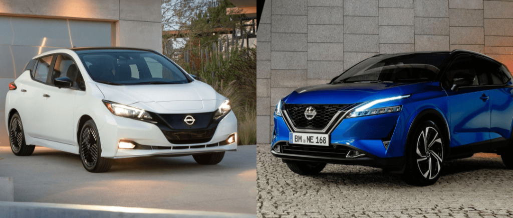 Nissan leaf vs. Nissan Qashqai