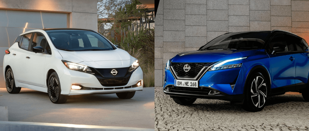 Nissan leaf vs Nissan Qashqai