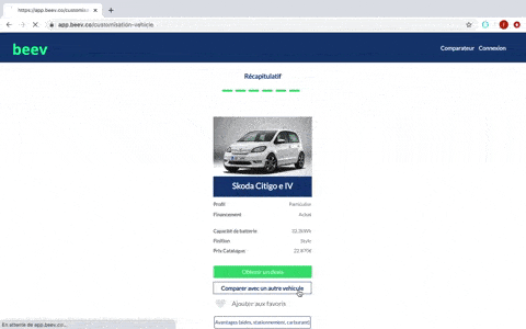 Beev lance son comparateur de véhicules électriques