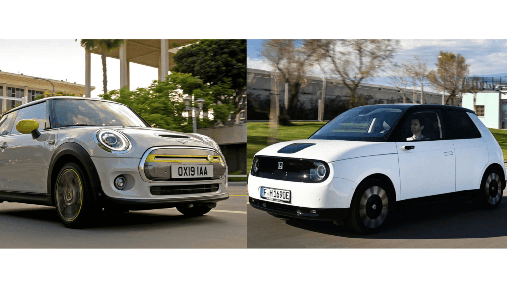 Honda e vs Mini Cooper SE