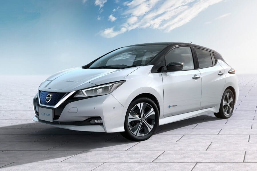 beste elektrische auto met 5 zitplaatsen Nissan Leaf e+