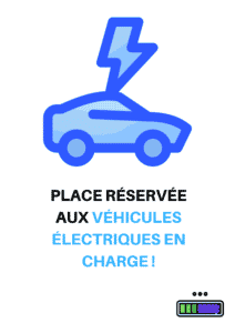 Voitures ventouses - Place réservée aux VE en charge