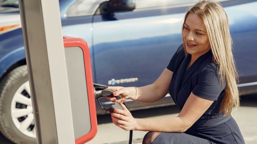 Suction cup cars charging station