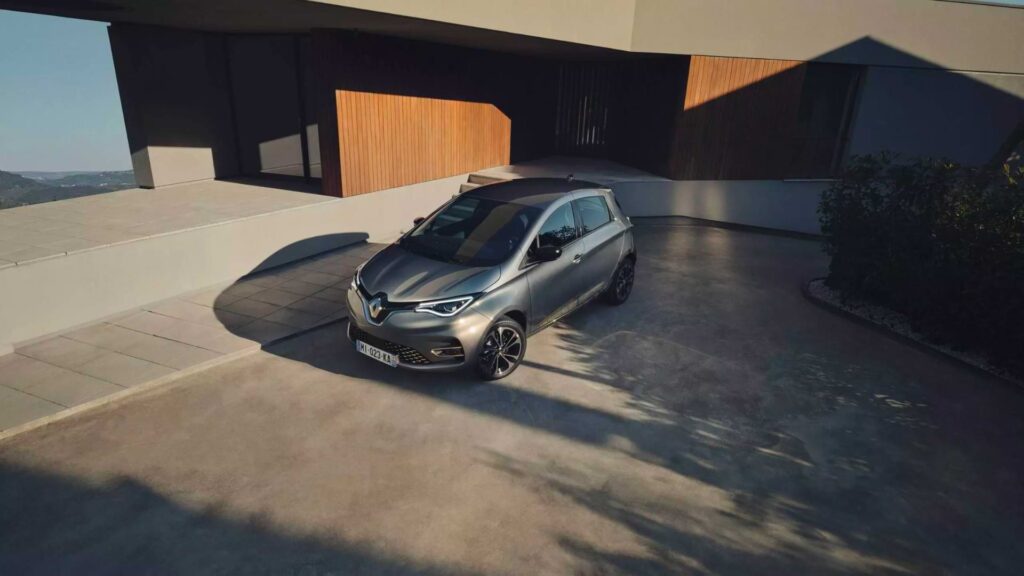 Renault ZOE aerial view