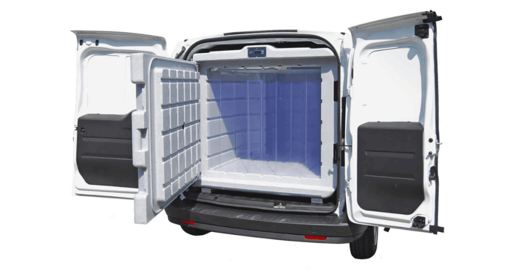 Refrigerated electric van