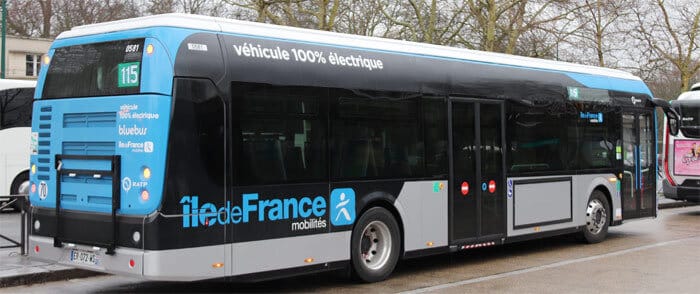 bus électrique de la RATP