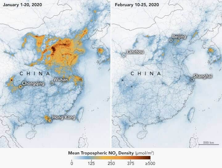 vervuiling_auto_Coronavirus_China