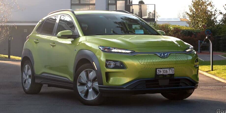 Hyundai Kona - voiture électrique autoroute