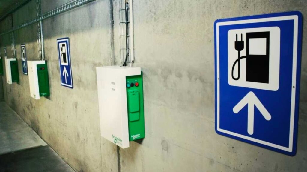 Borne de recharge copropriété