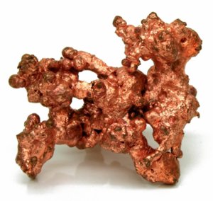 Electric car raw material: copper