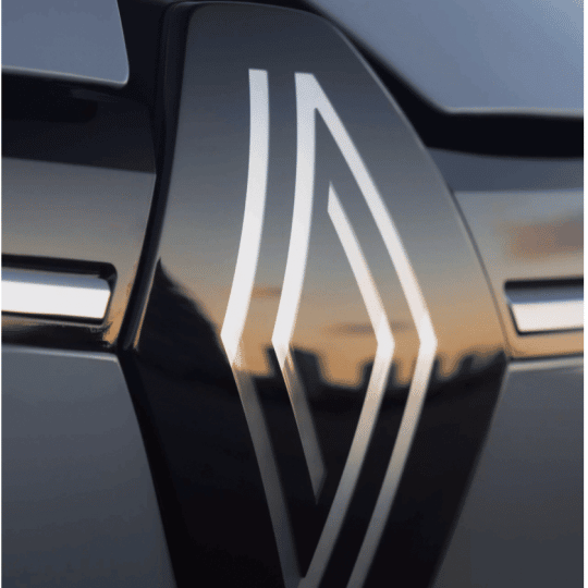 Renault Megane electric logo