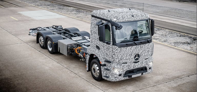 Electric truck E actros Mercedes