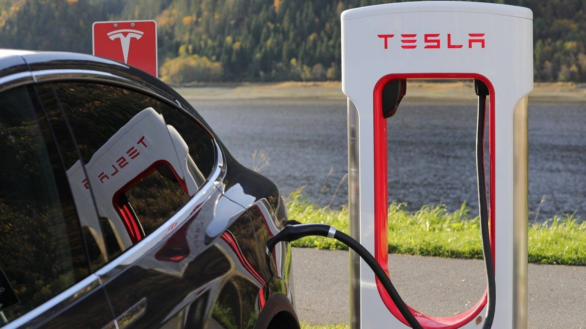 Borne de recharge Tesla