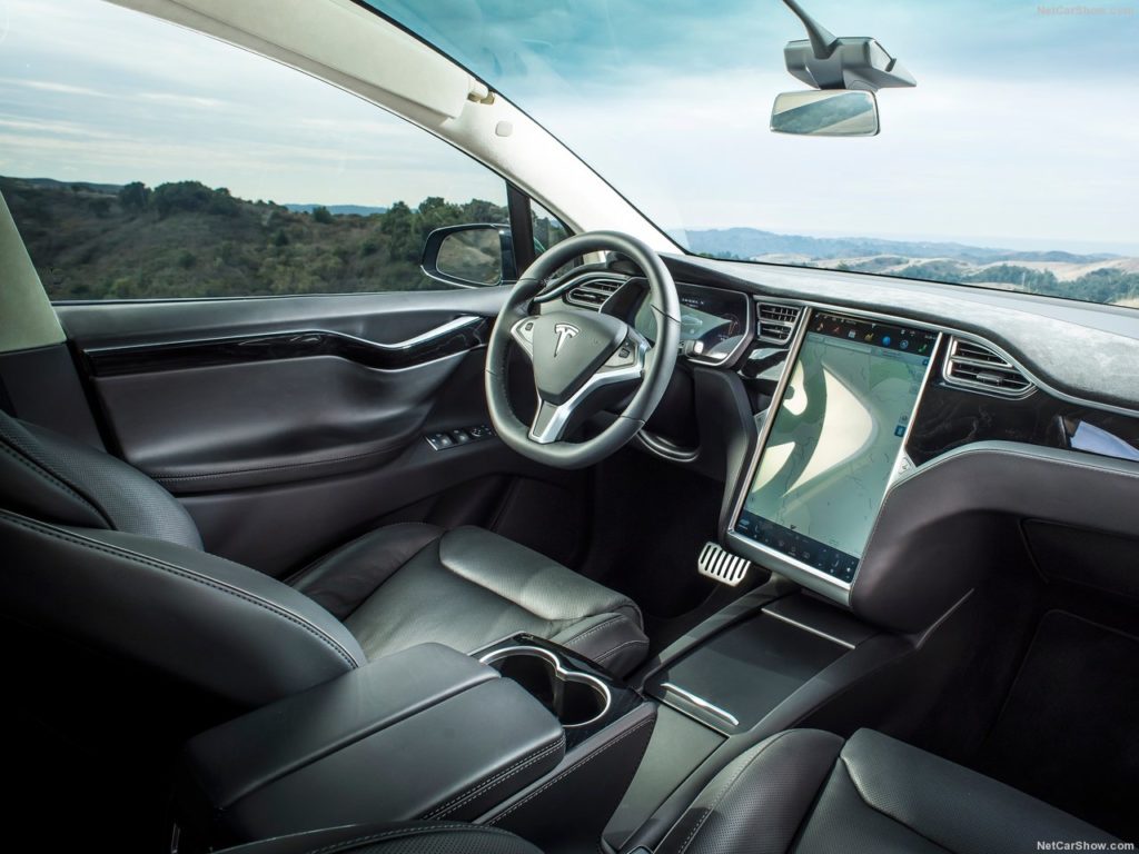 tesla model x interior