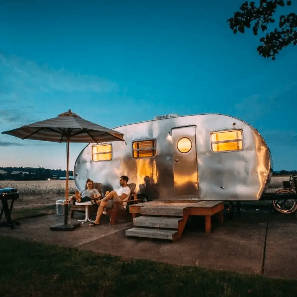 Camping charging station