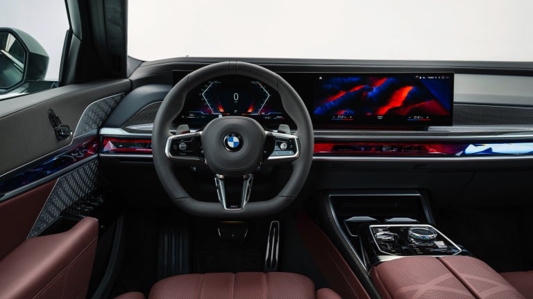 BMW i7 intérieur