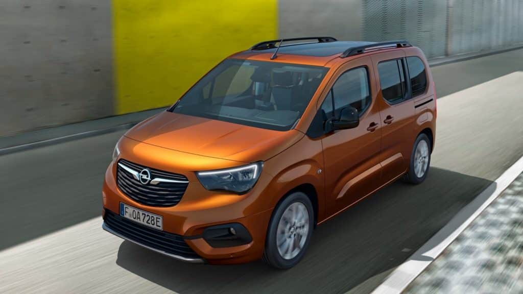 opel combo e life cote droit