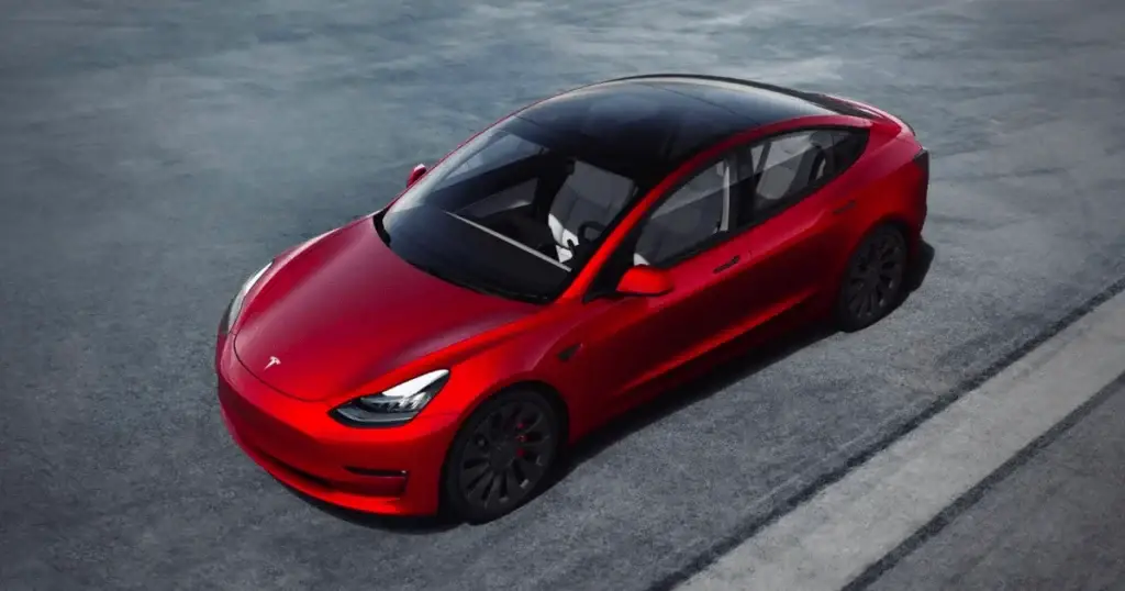 Tesla Model 3 top electric car 2022