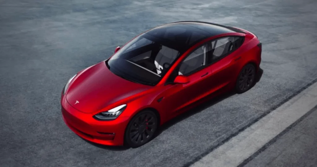 Tesla Model 3 Lange afstand