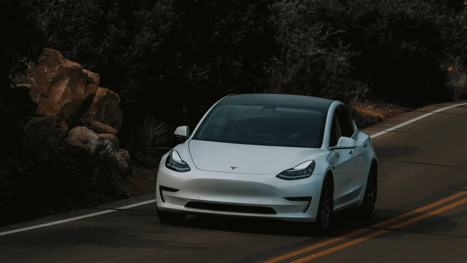 Tesla-model-y-blanche-route