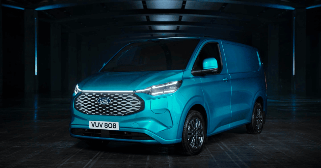 Ford e-Transit Custom elektrische bestelwagen