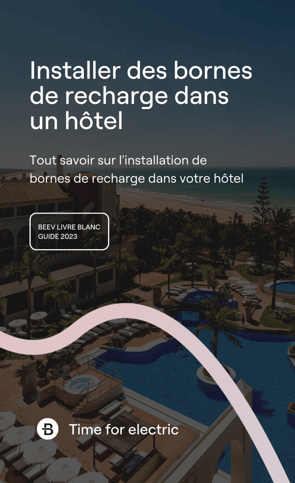 Couverture livre blanc borne de recharge hôtel