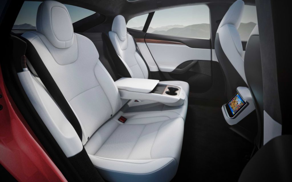 Tesla Model S sièges arrières