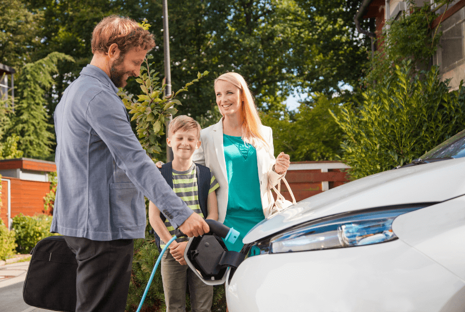 Elektroauto Familie