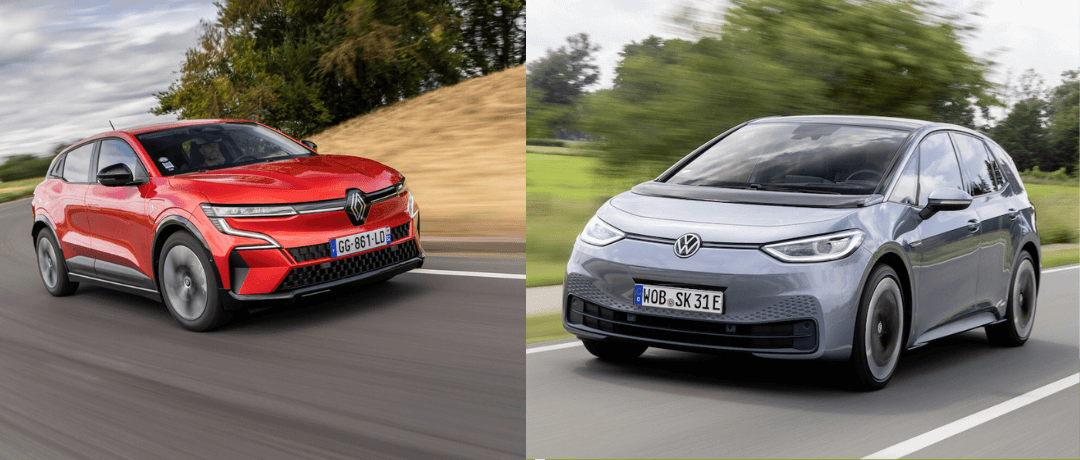 Volkswagen id 3 vs Megane e tech