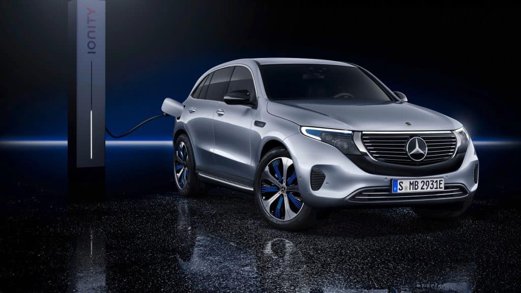 Mercedes EQC 400 en charge