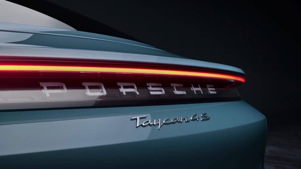 Porsche Taycan terug