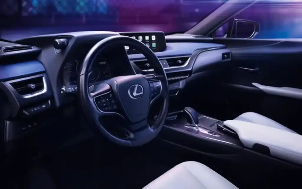 Lexus UX 300e front seat