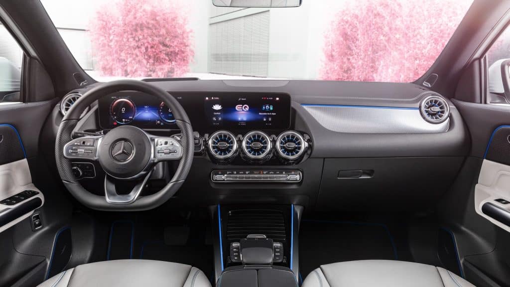 Mercedes EQA interieur avant