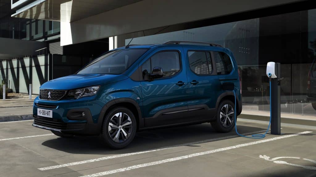 Peugeot e-rifter borne de recharge