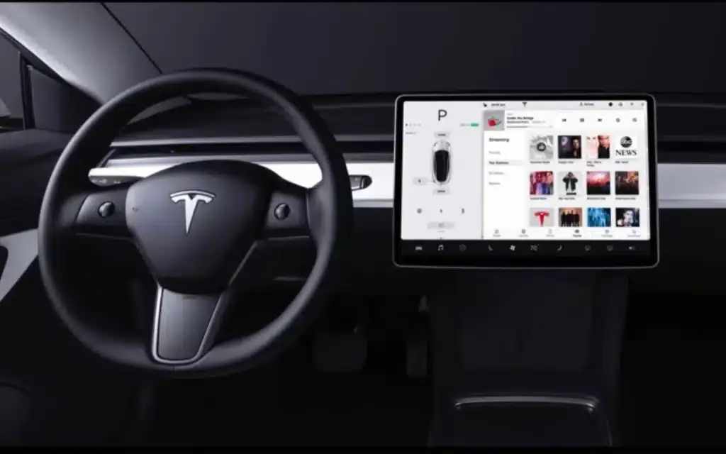 Model 3 steering wheel