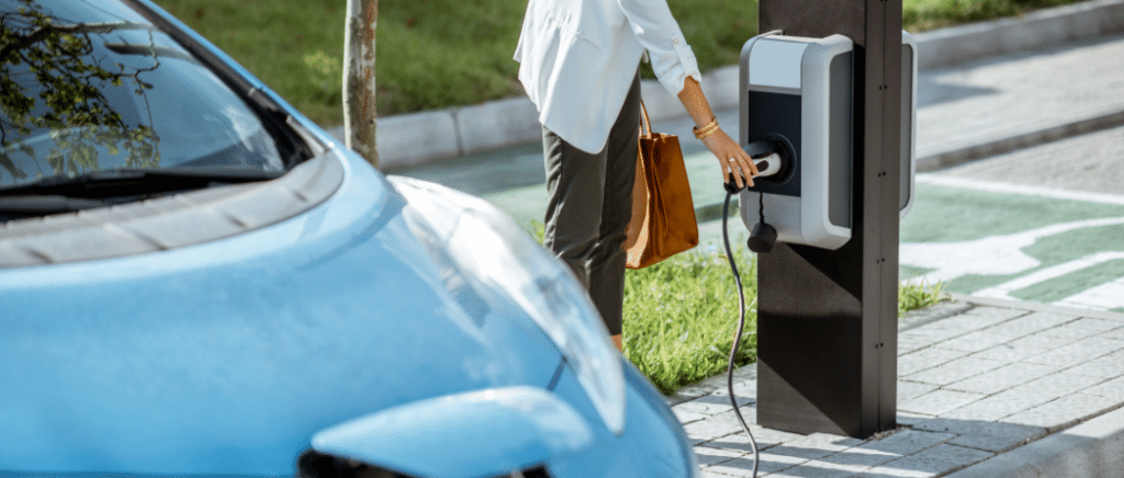 Electric car charging points discount for business cost