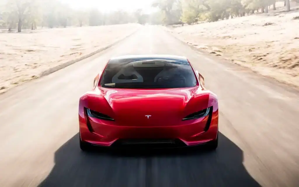 Tesla Roadster voorkant