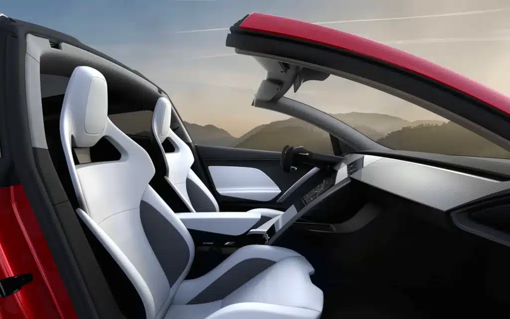Tesla Roadster intérieur