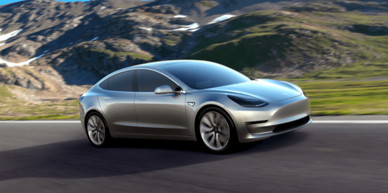 tesla model 3 grise