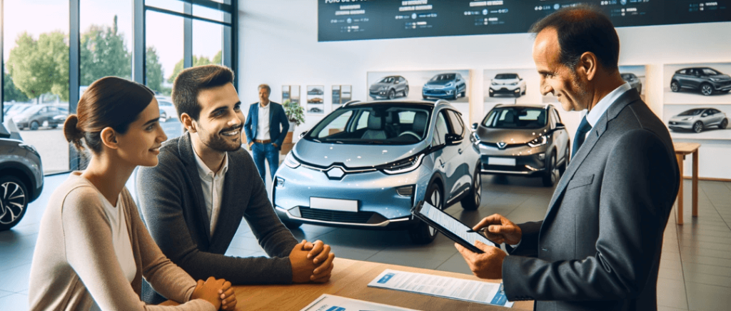 End of contract options for electric car leasing