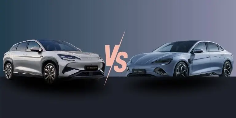 Byd seal vs BYD Sealion 7 comparatif