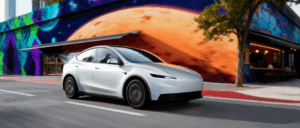 tesla model Y standard sur route