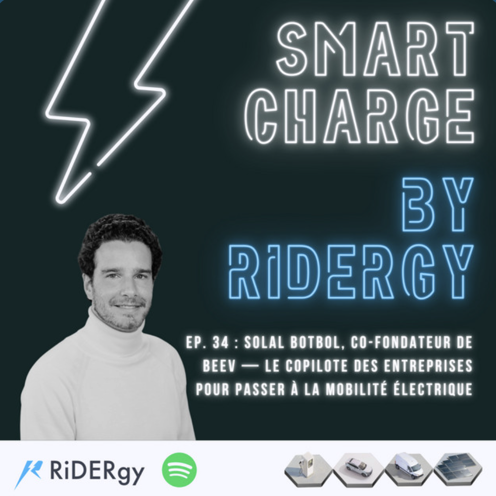 l'image de couverture de l'épisode 34 du podcast smart charge by ridergy